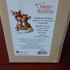 Jim Shore - Ruldoph and Clarice Ornament